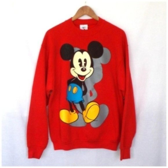 Vintage Other - Vintage Mickey & Co Mickey Red Sweatshirt Size L